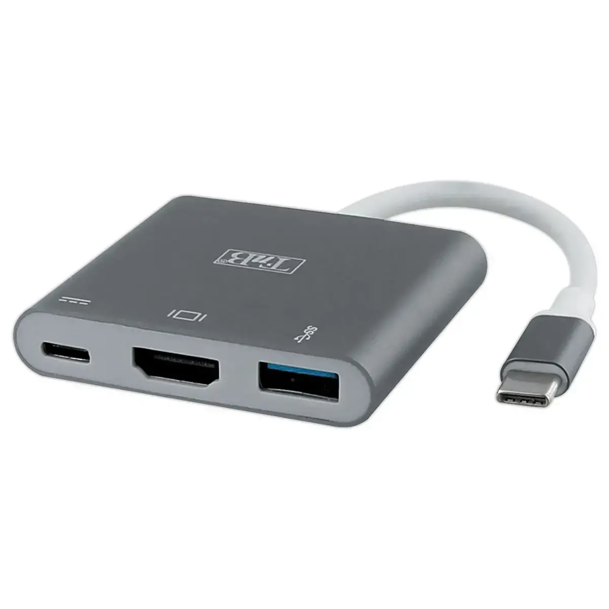 Adaptateur multiports - Type C vers HDMI/ USB 3.1 / Type C PD2 - T'NB