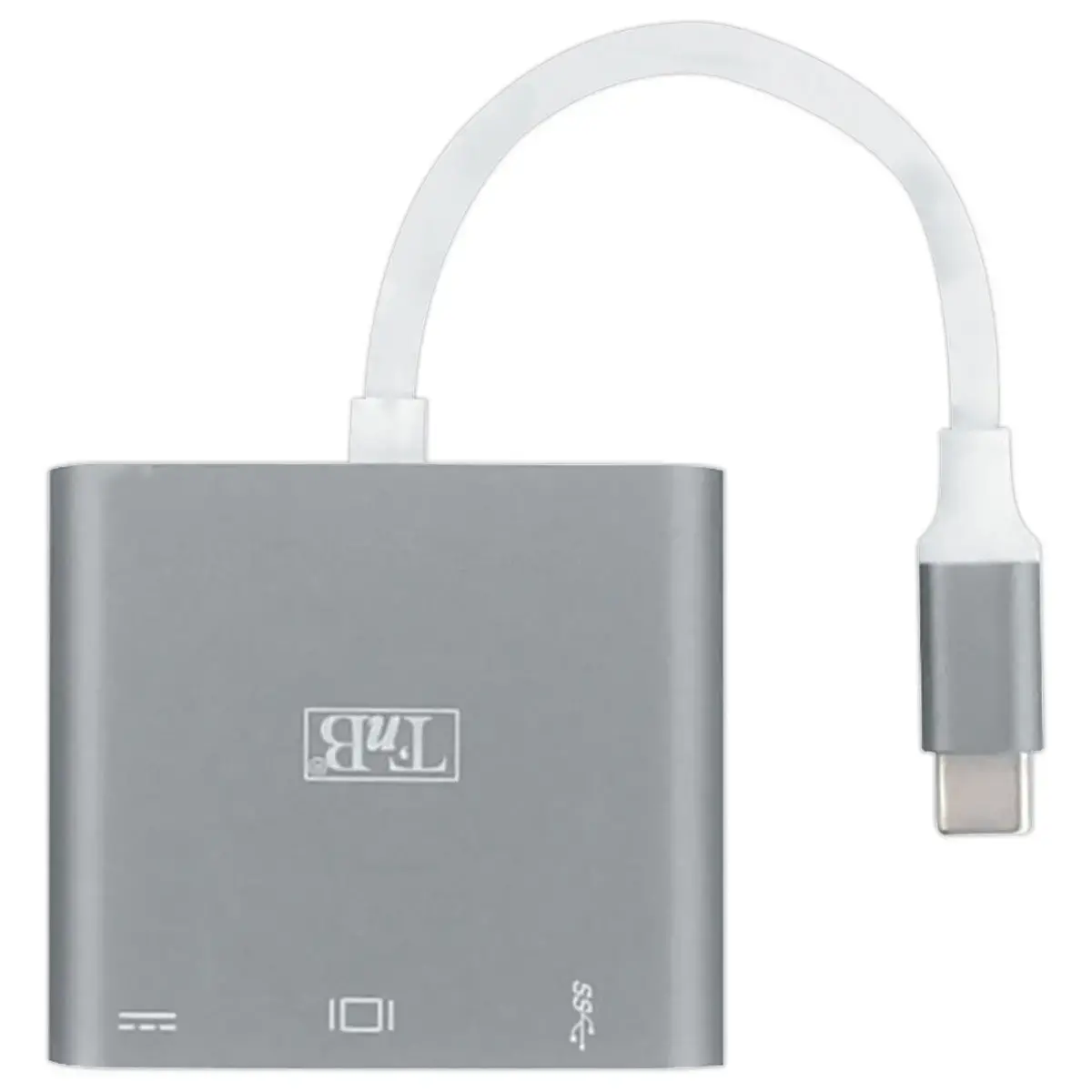 Adaptateur multiports - Type C vers HDMI/ USB 3.1 / Type C PD2 - T'NB