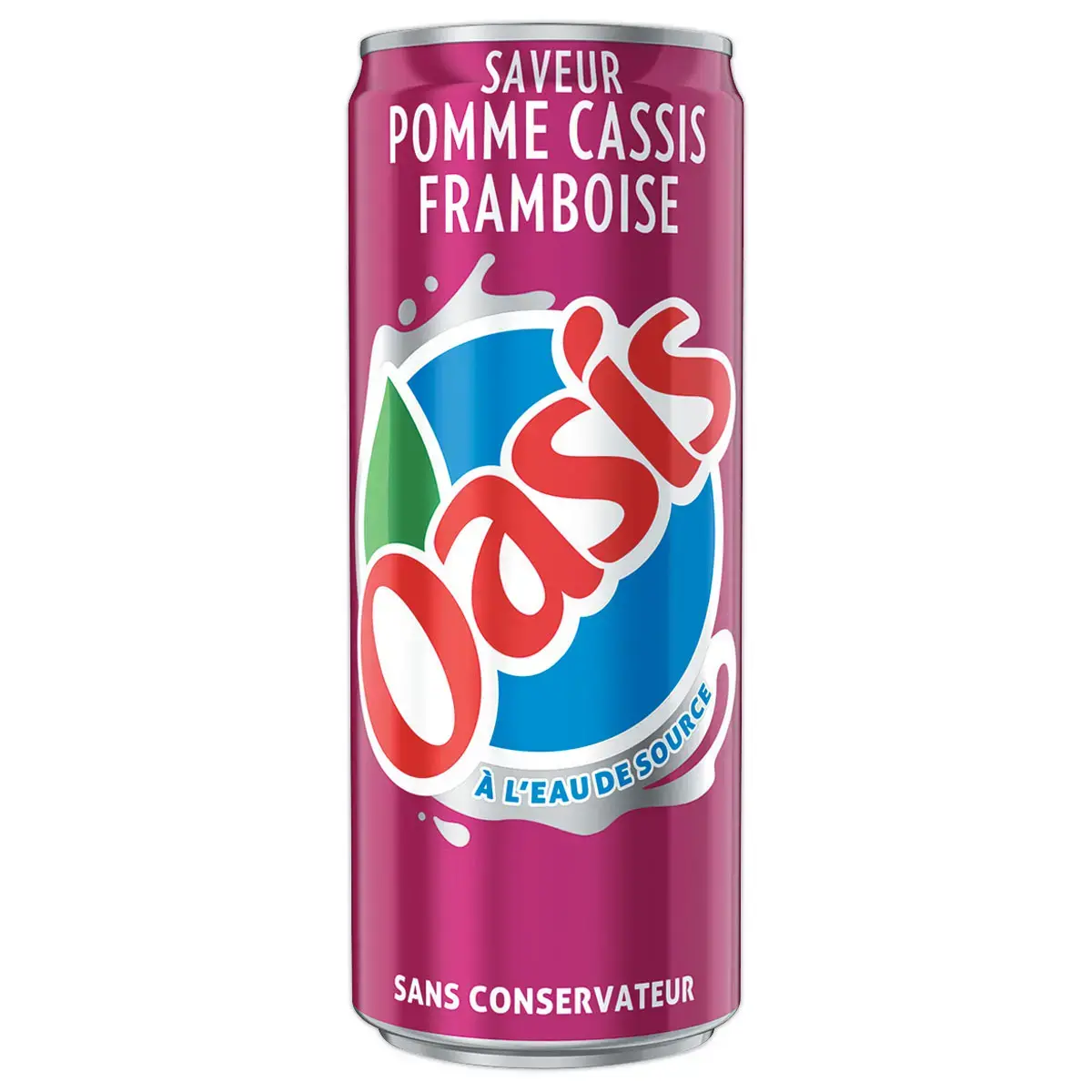 24 Canettes OASIS pomme 33 cl