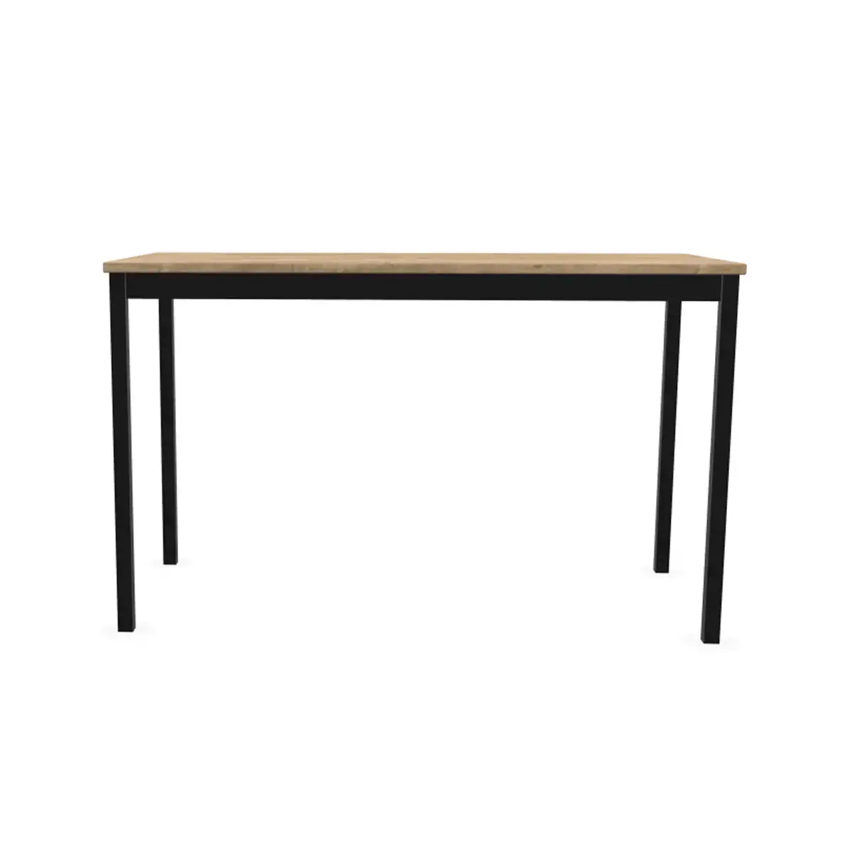 Table modulaire rectangulaire 120 x 60chêne veiné / noir