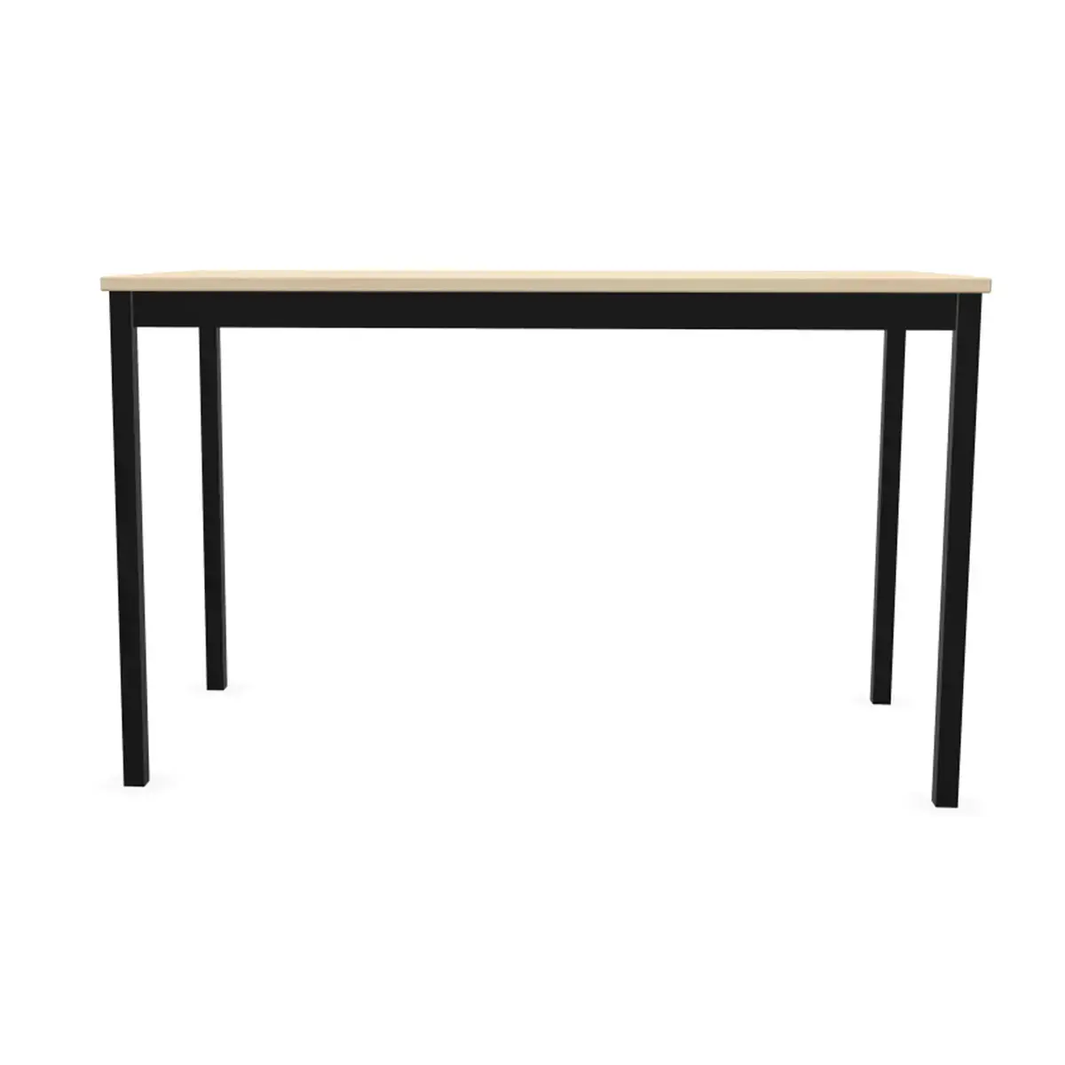 Table modulaire rectangulaire 120 x 60 acacia / noir