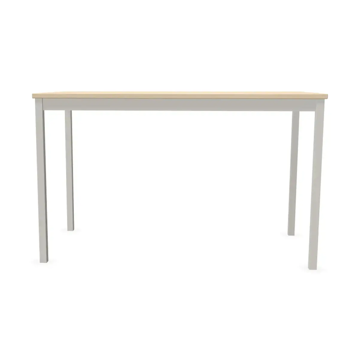 Table modulaire rectangulaire 120 x 60 acacia / alu