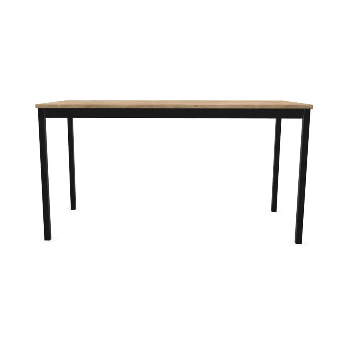 Table modulaire rectangulaire 140 x 70chêne veiné / noir