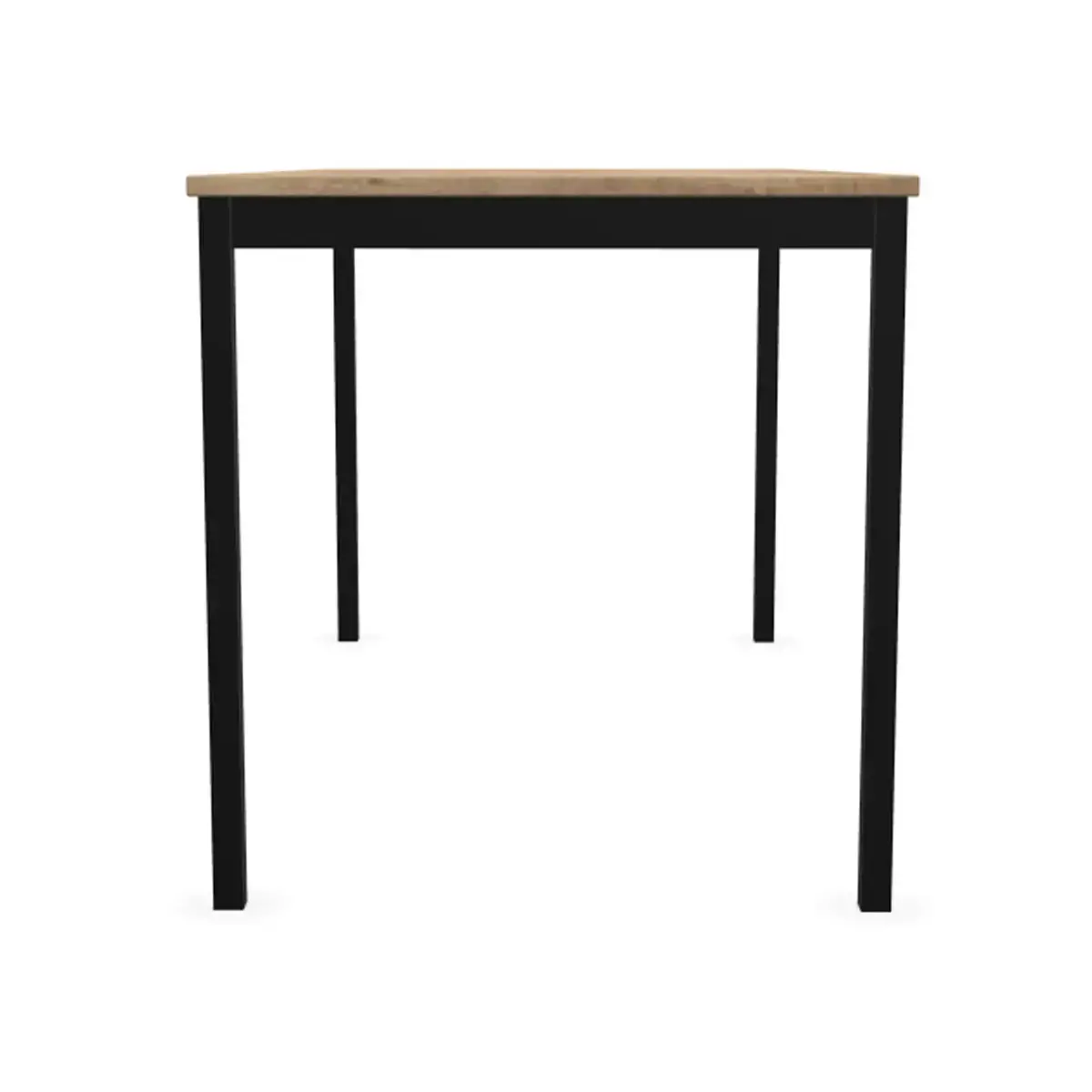 Table modulaire rectangulaire 140 x 70chêne veiné / noir