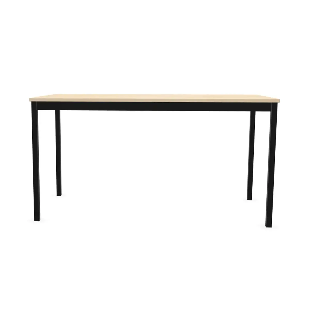 Table modulaire rectangulaire 140 x 70 acacia / noir 