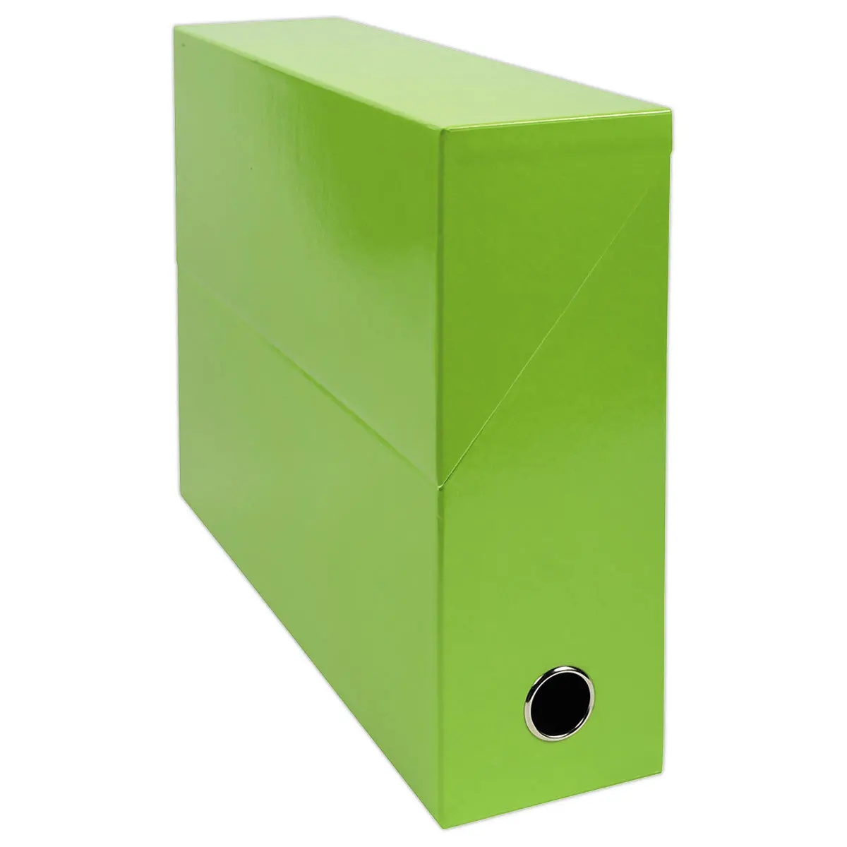 Boîte classement IDERAMA - A4 - dos 9 cm - vert clair - EXACOMPTA