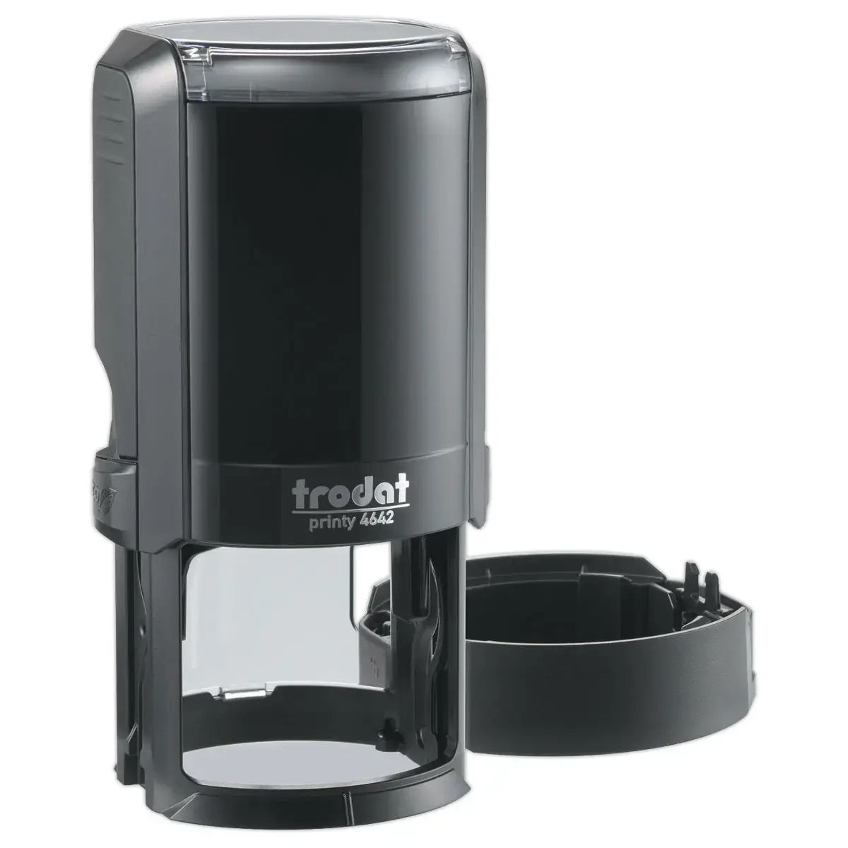 Timbre personnalisable Printy 4642 - Noir - &Oslash; 42 mm - 8 lignes max. 