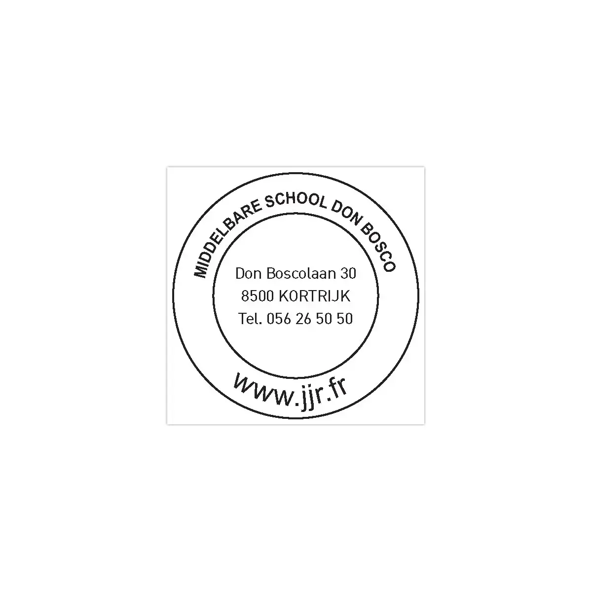 Timbre personnalisable Printy 4642 - Bo&icirc;tier bleu - Encre noire - &Oslash;42 mm - 8 lignes max. 