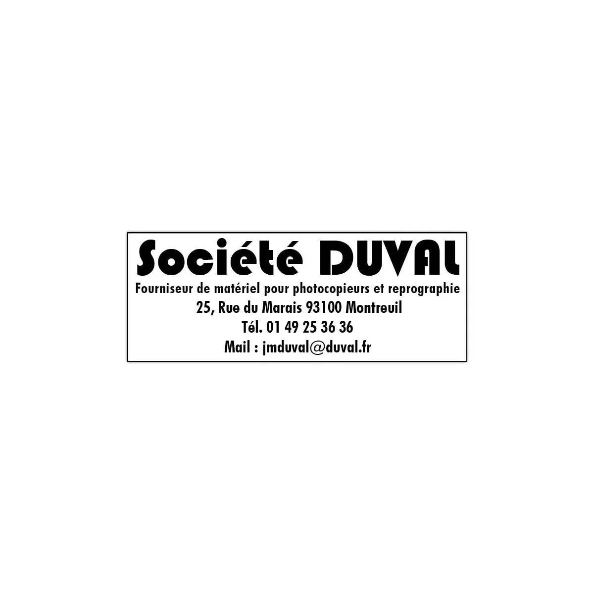 Tampon texte personnalis&eacute; Printy 4913 - Noir - 58 x 22 mm - 6 lignes max - TRODAT 