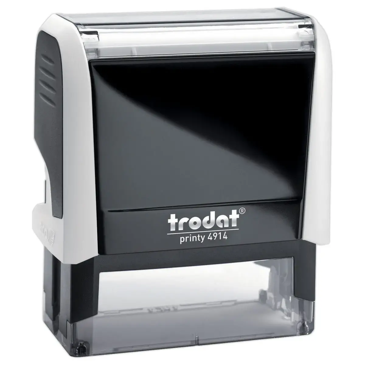 Timbre personnalisable Printy 4914 - Boitier blanc - Encre noire - 64 x 26 mm - 6 lignes max. 