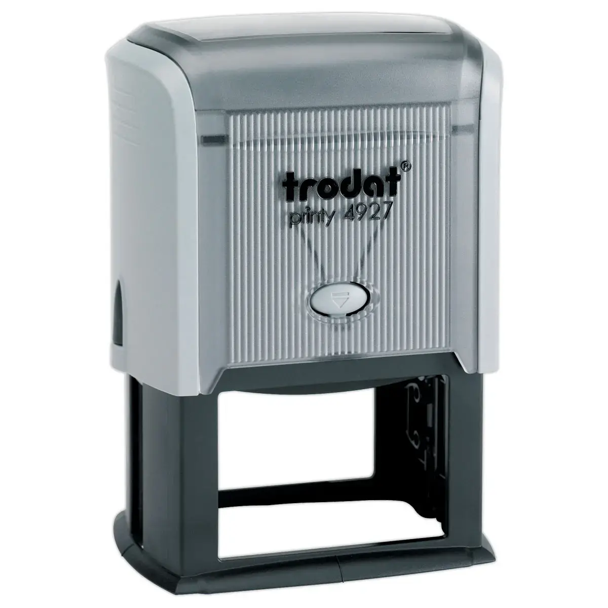 Timbre personnalisable Printy 4927 - Boitier gris - Encre noire - 60 x 40 mm - 10 lignes max.