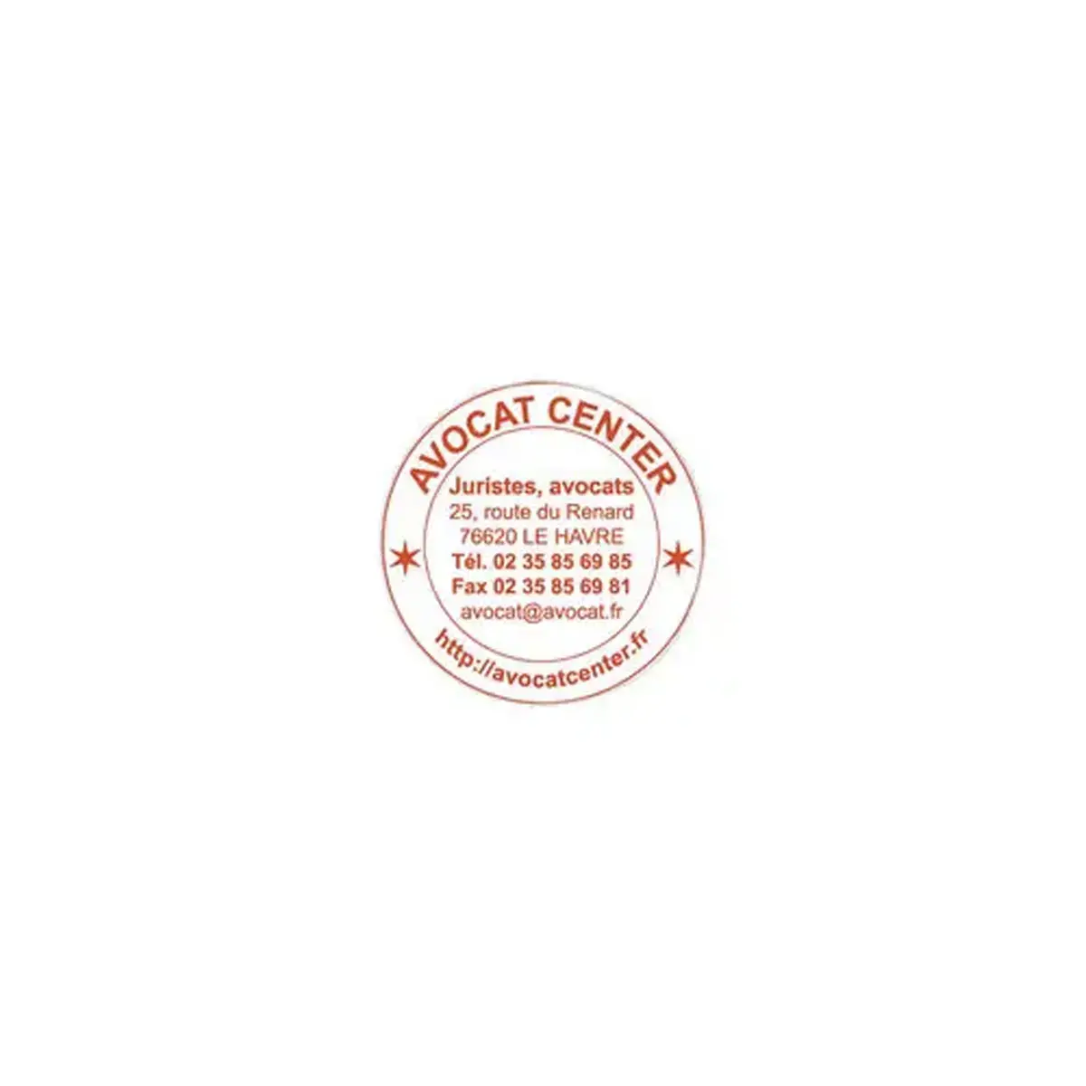 Timbre Printy personnalisable 4630 - Bo&icirc;tier rouge - Encre rouge - &Oslash;30 mm - 6 lignes max. 