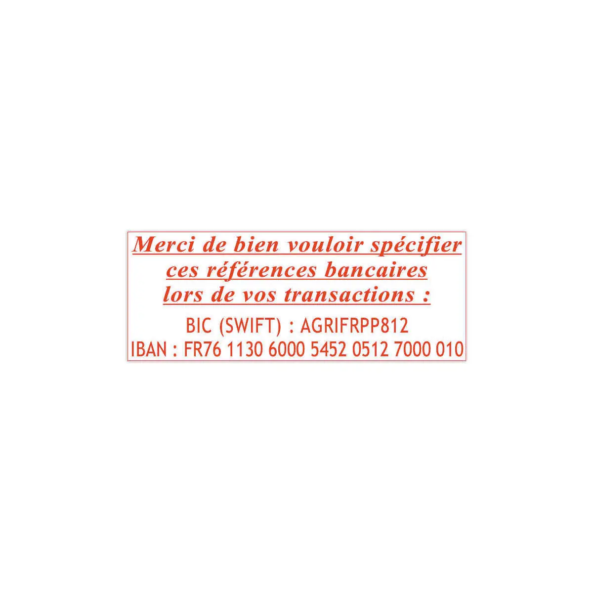 Timbre personnalisable Printy 4913 - Encre rouge - 58 x 22 mm - 6 lignes max.