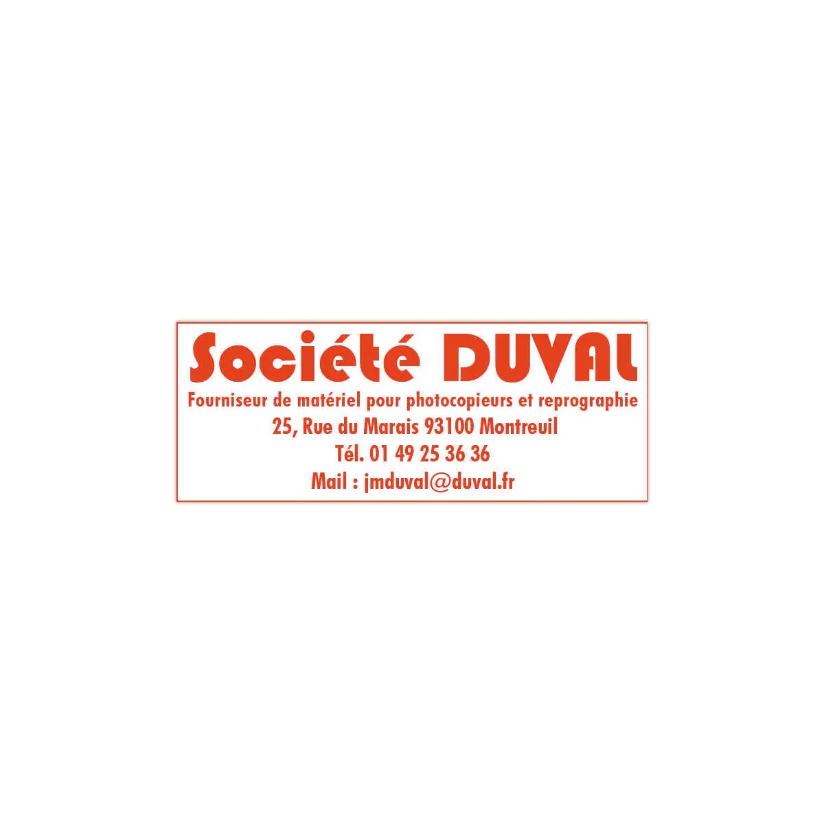 Timbre personnalisable Printy 4913 - Encre rouge - 58 x 22 mm - 6 lignes max.