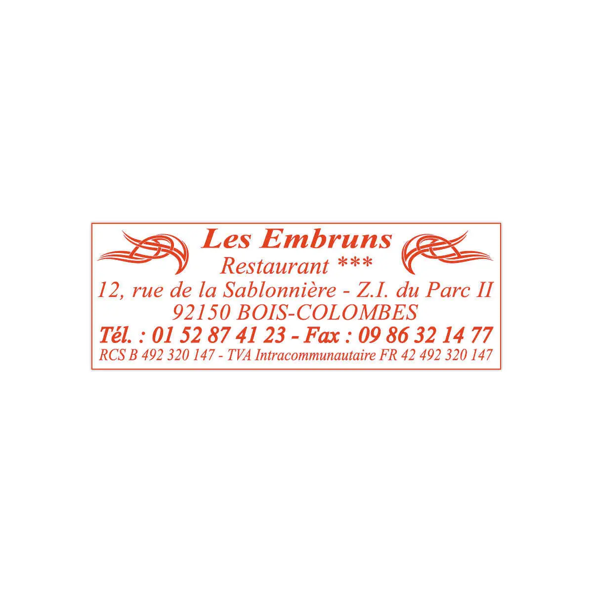 Timbre personnalisable Printy 4915 - Encre rouge - 70 x 25 mm - 7 lignes max.