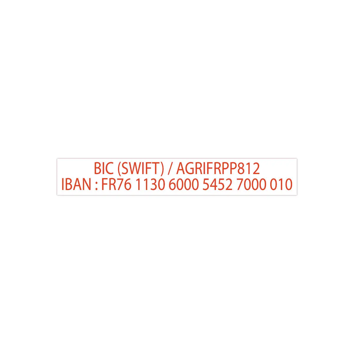 Timbre Printy personnalisable 4916 - Encre rouge - Boîtier rouge - 70 x 10 mm - 2 lignes max.