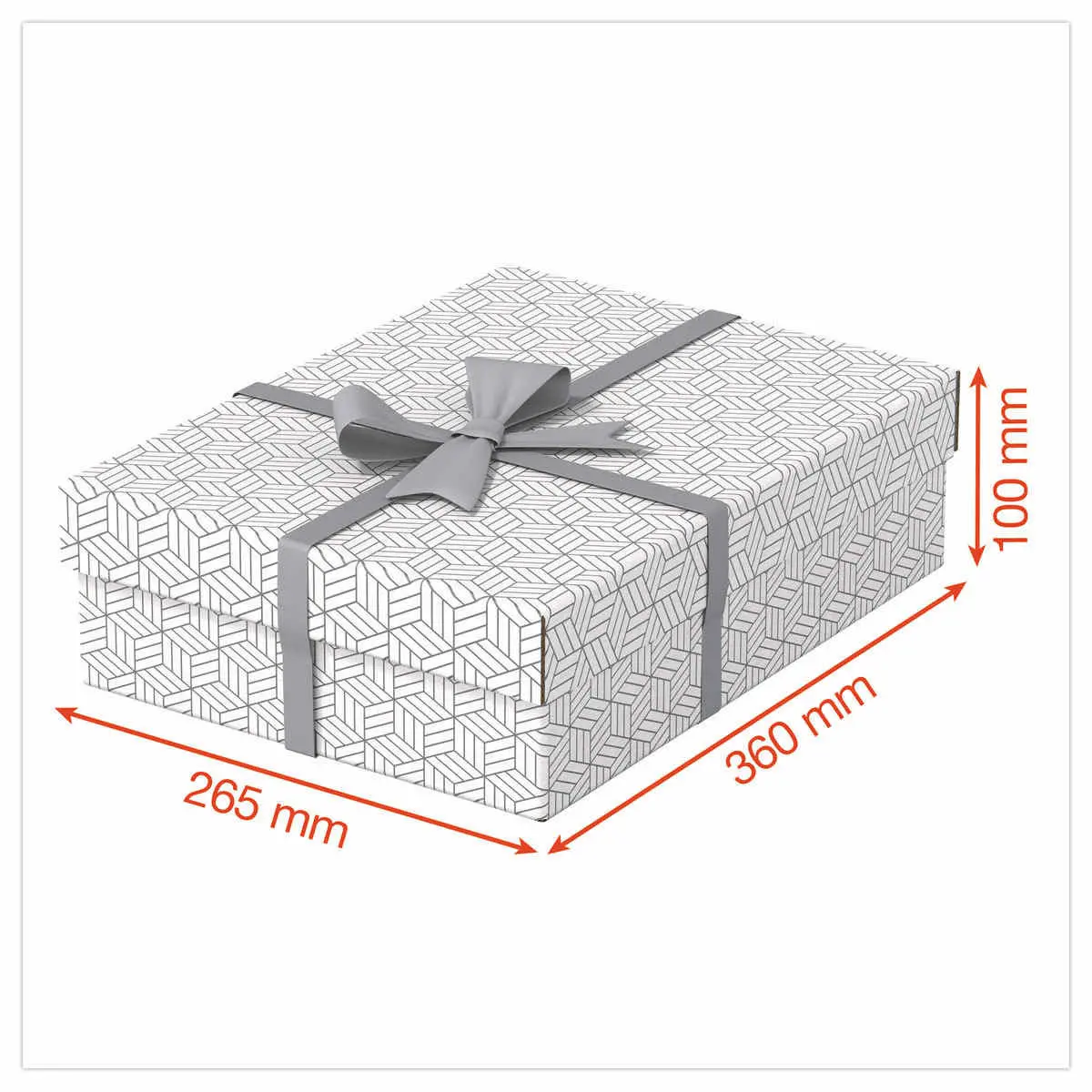 3 Bo&icirc;tes de rangement Home - Taille M basse - Blanc - ESSELTE 
