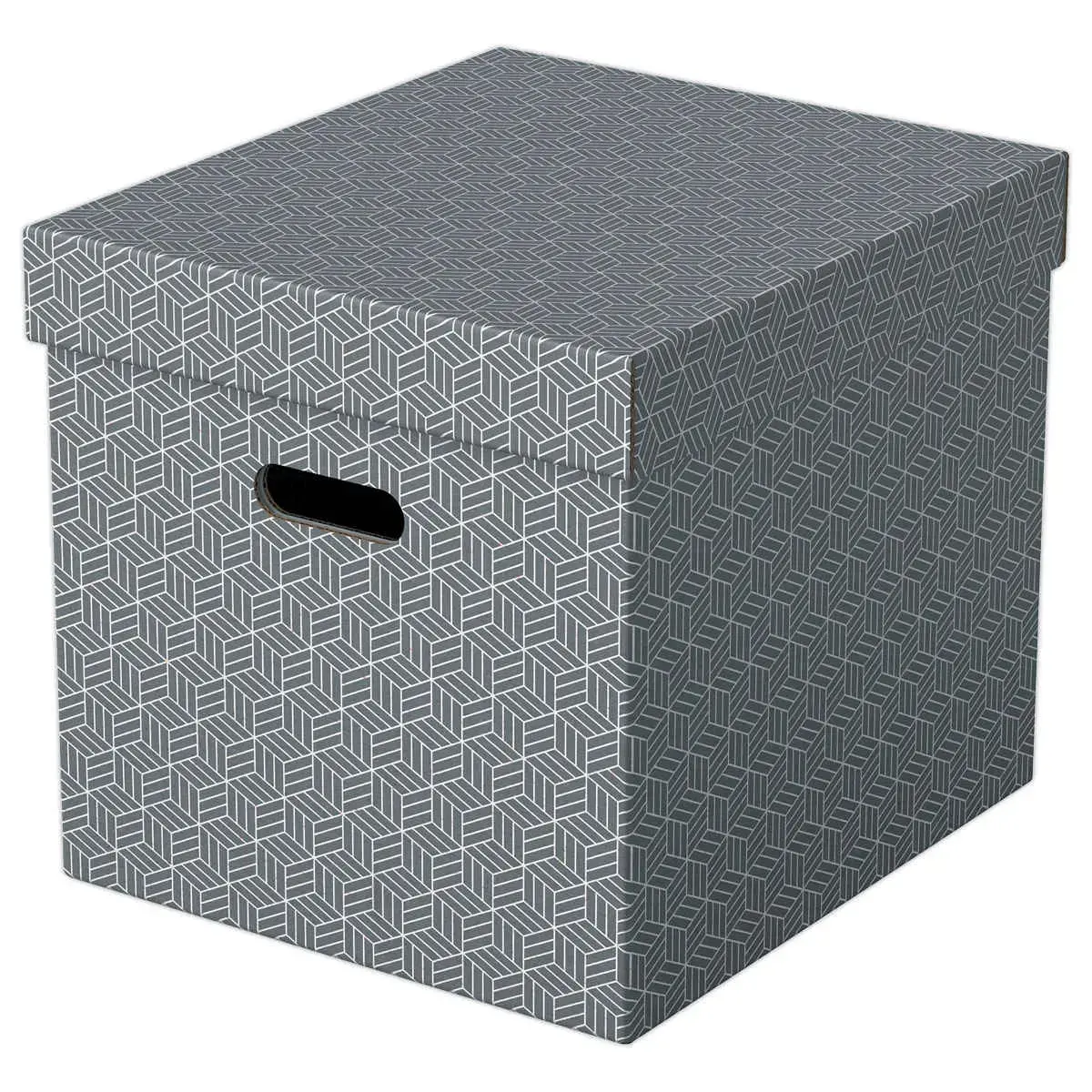 3 Boîtes de rangement Home - Taille Cube - Gris - ESSELTE