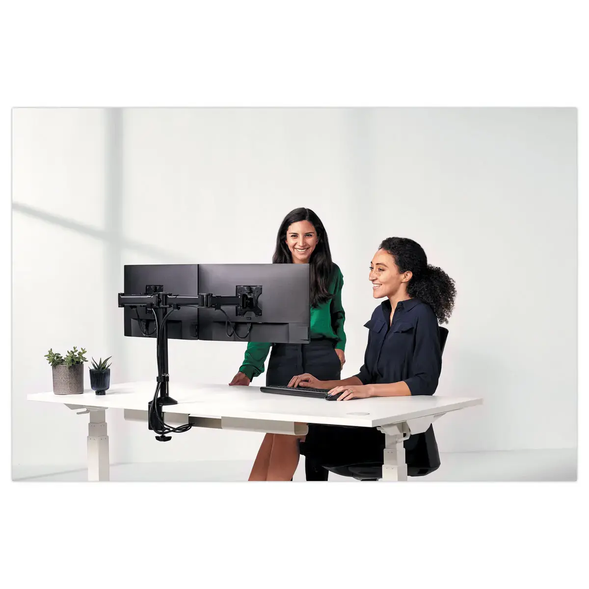 Bras porte-écrans double Reflex - FELLOWES