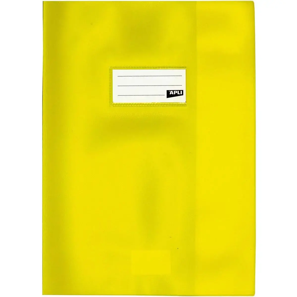Protège-cahier 24 x 32 cm Apli - polypropylène 19/100 - jaune