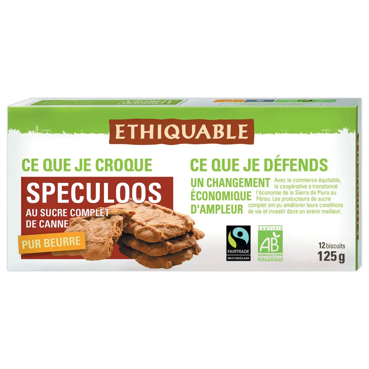 Sp&eacute;culos pur beurre - BIO - ETHIQUABLE 
