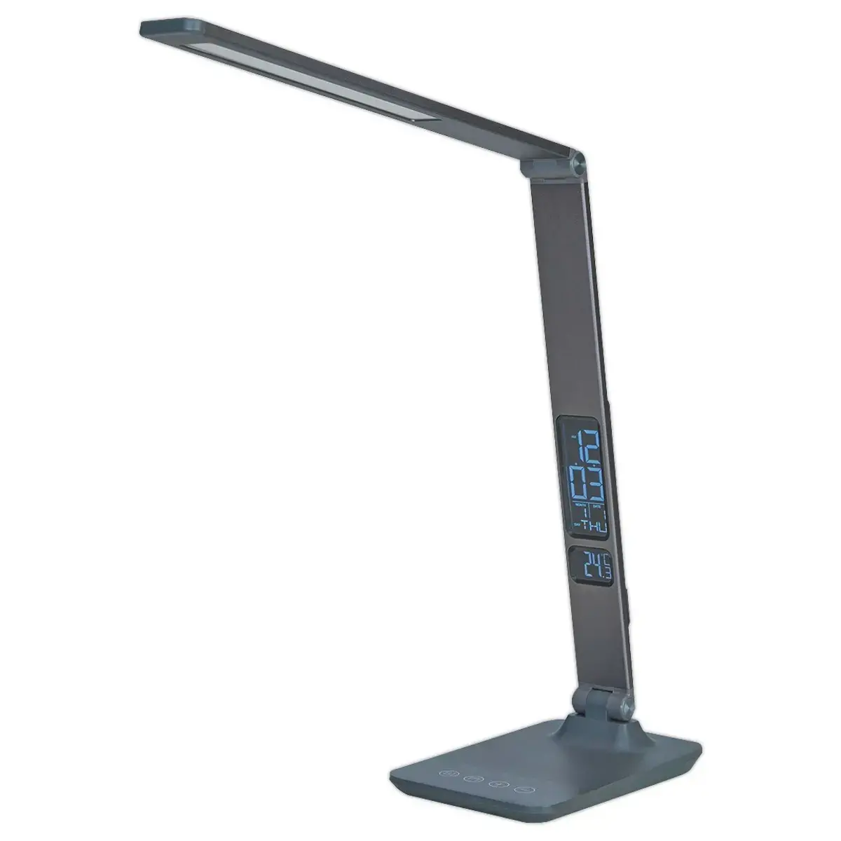 Lampe multifonctions avec port USB - LED - Gris - ALBA 