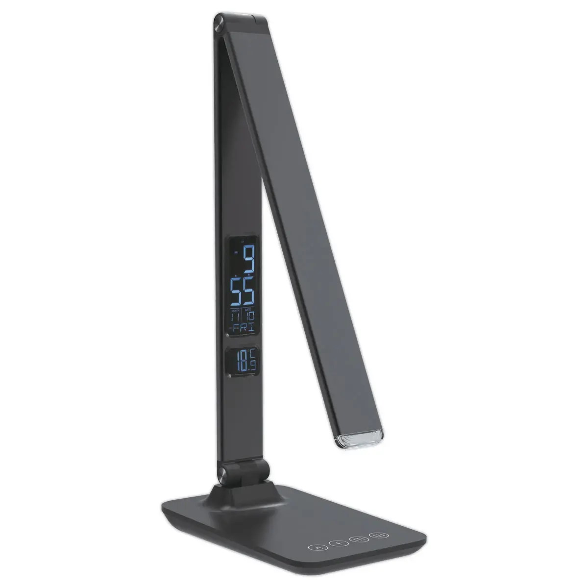 Lampe multifonctions avec port USB - LED - Gris - ALBA 