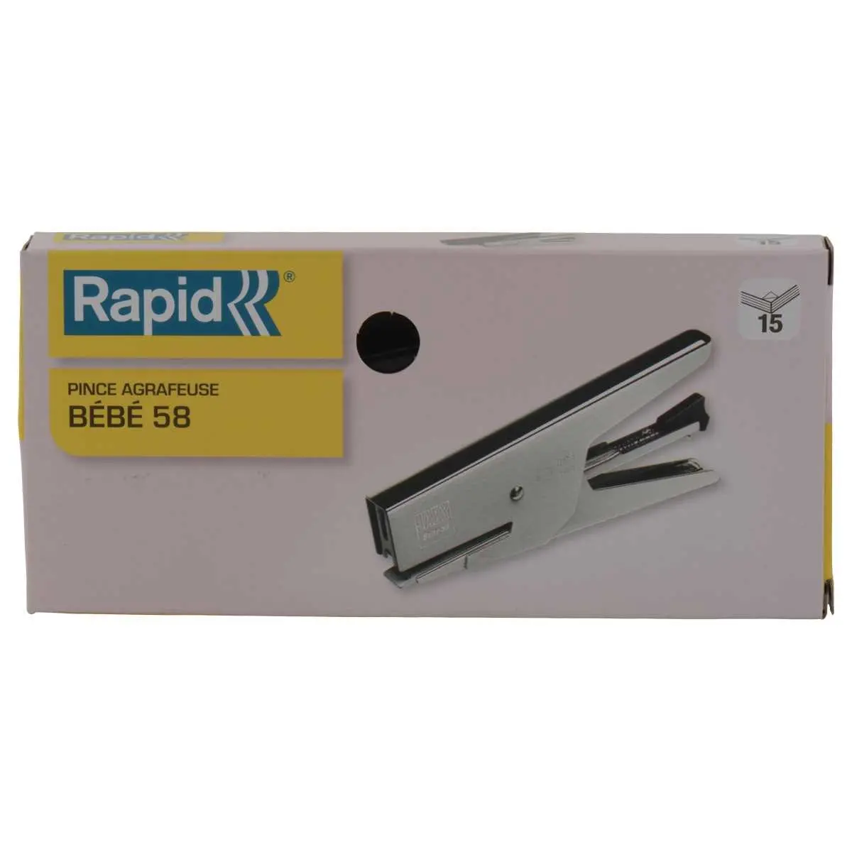 Pince agrafeuse Jaky B&eacute;b&eacute; 58 - Noir - RAPID 