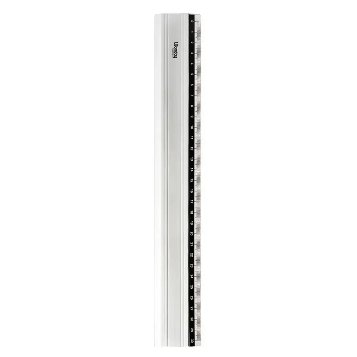 Règle plate Wonday 30 cm - aluminium