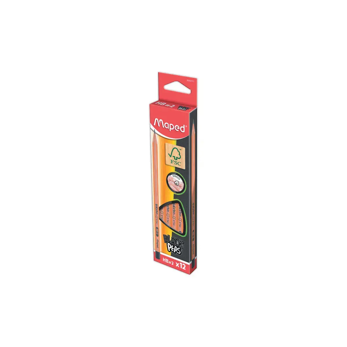 12 Crayons papier HB 