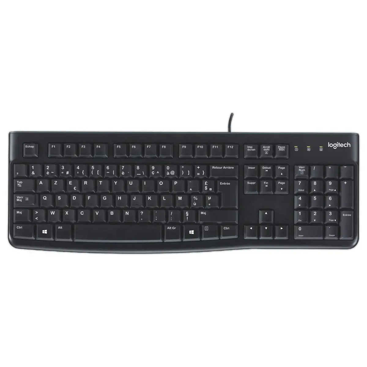 Clavier filaire K120 &ndash; AZERTY &ndash; Logitech 
