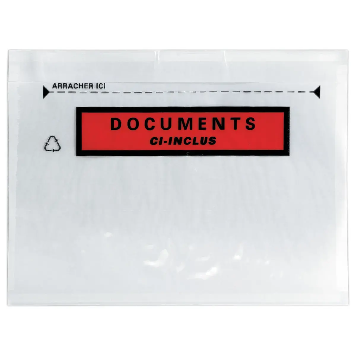 250 Pochettes adhésives 'DOCUMENTS CI-INCLUS' format C6 162x120 mm