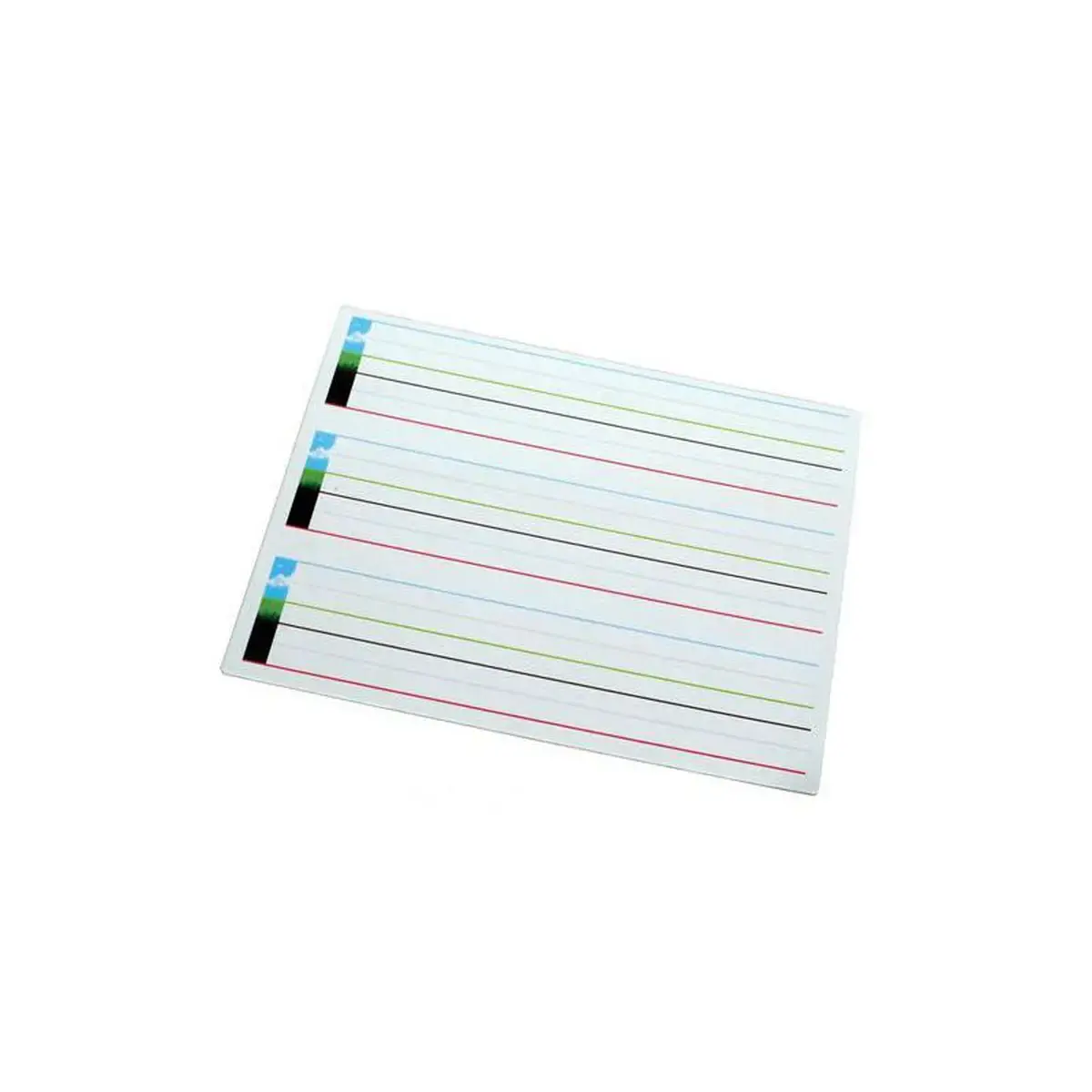 Tableau magnétique 1 face effaçable à sec spécial dys - lignes colorés