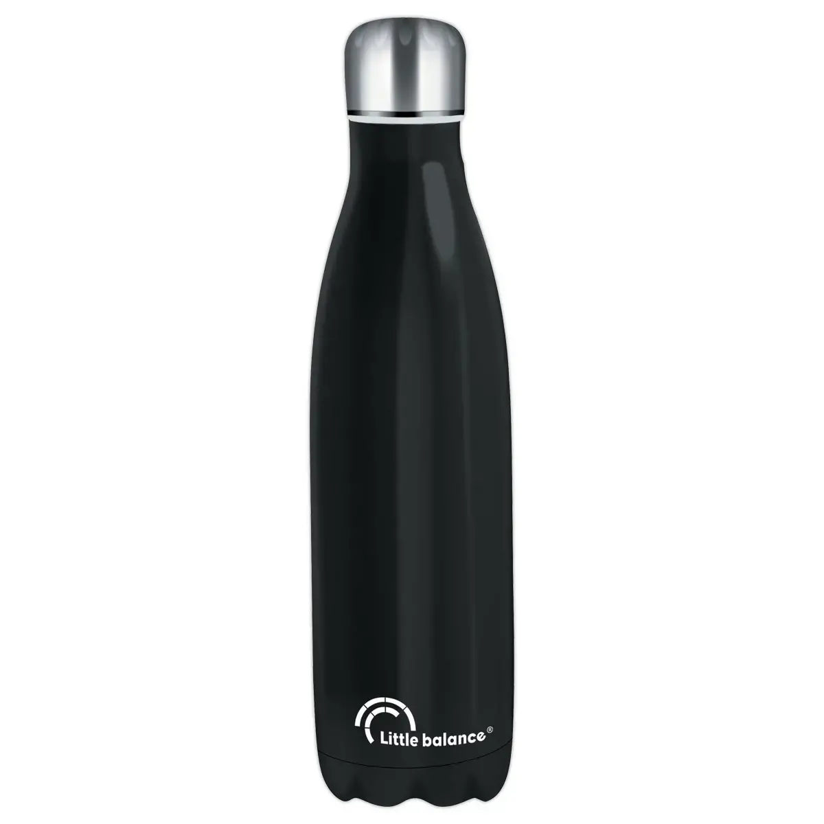 Bouteille isotherme inox 50 cl, coloris noir 