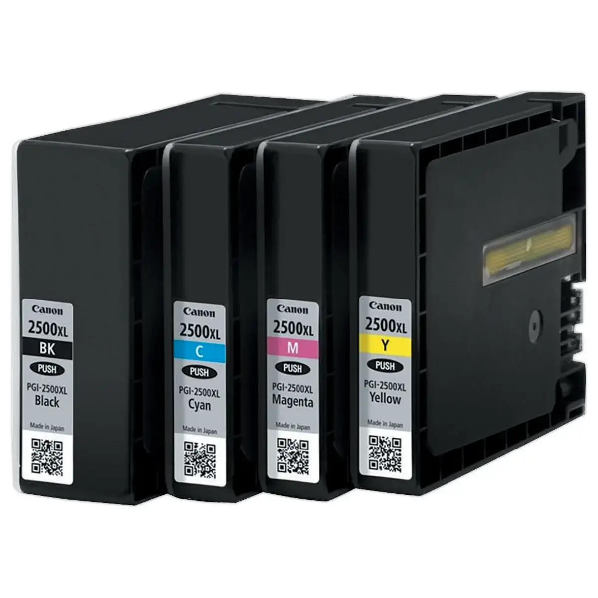 Pack de 4 cartouches PGI-2500XL - Noir / Cyan / Magenta / Jaune - Canon 