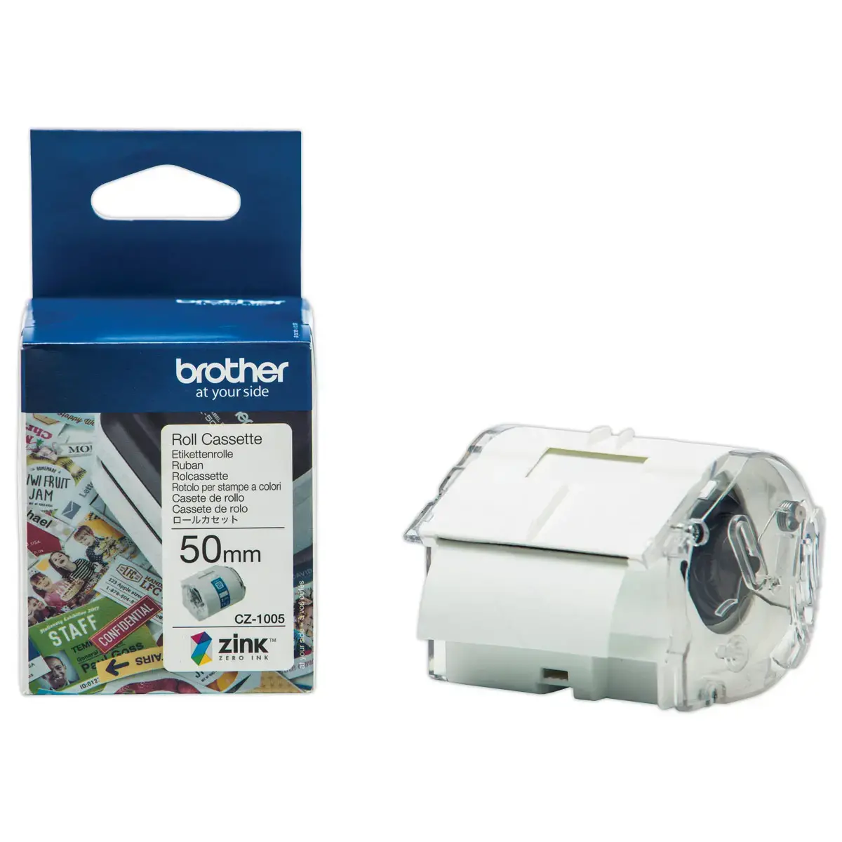 Rouleau d'étiquettes Brother CZ-1005 50 x 5m