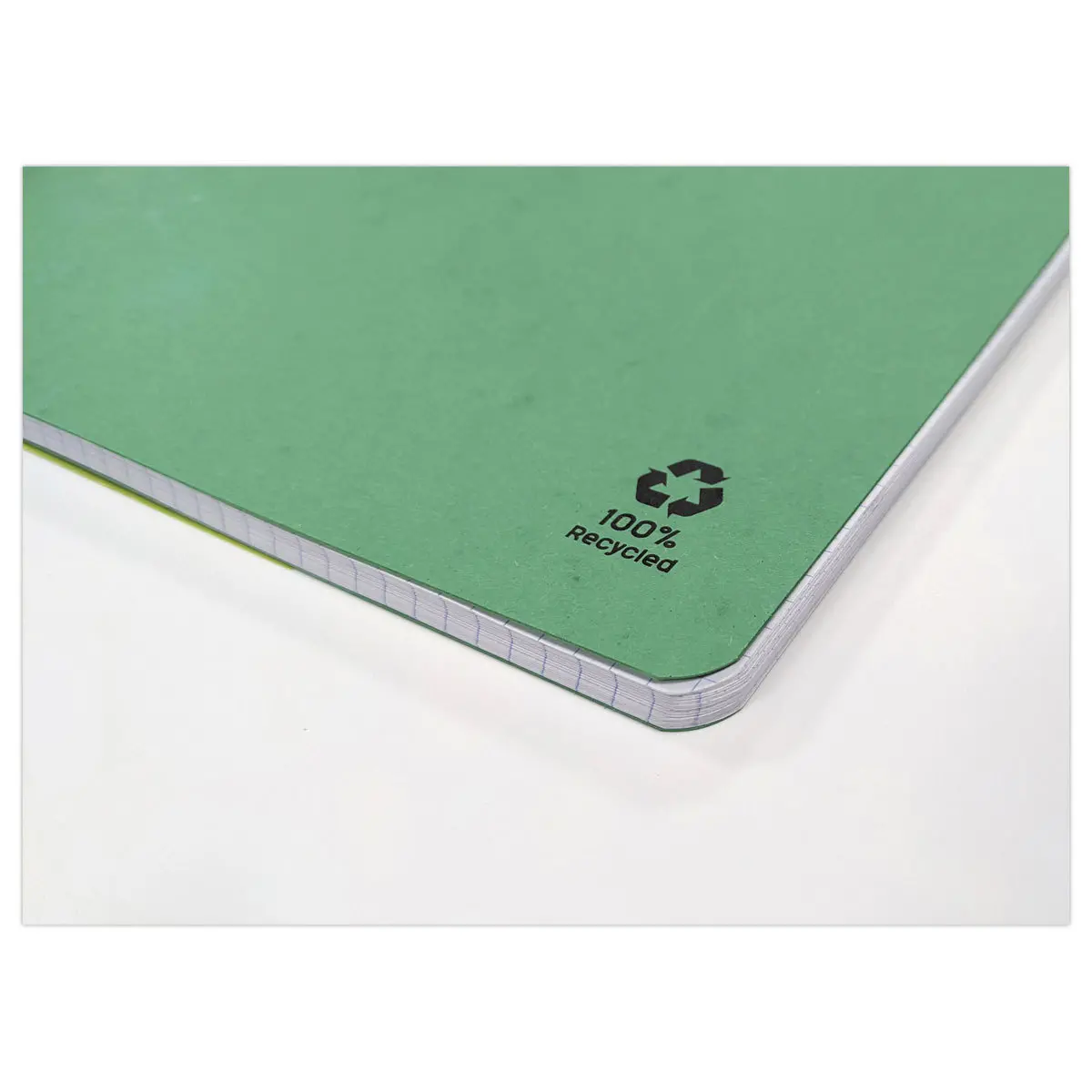 Cahier recyclé à spirales pages A5 5x5.
