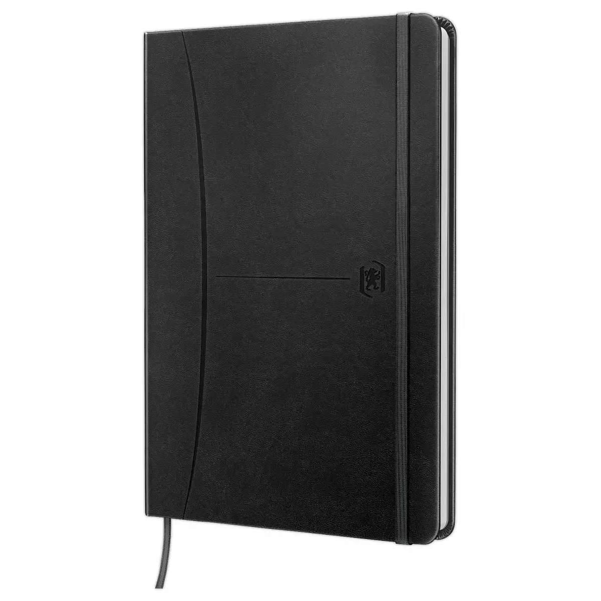 Cahier Signature broché A5 160 pages 5x5. Noir