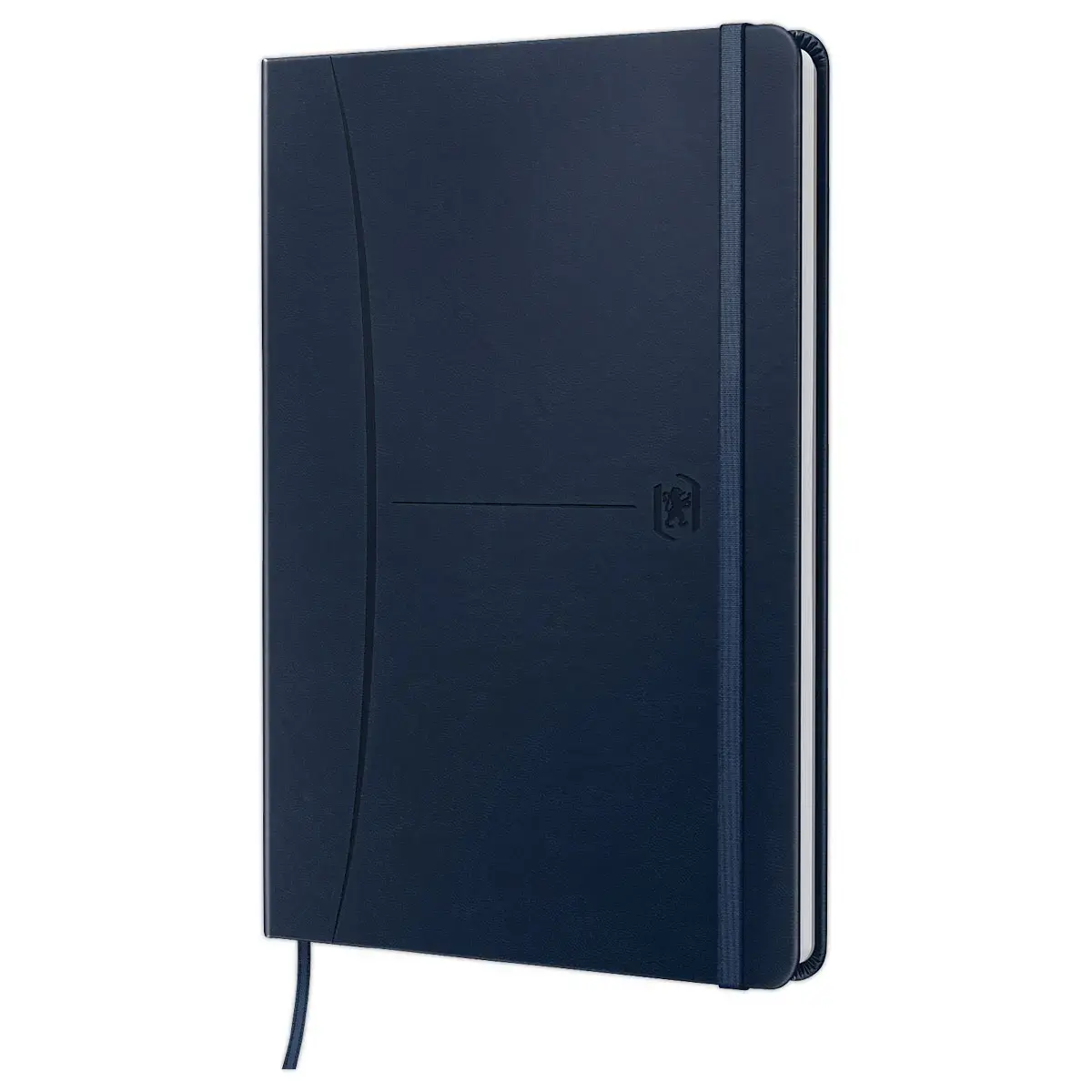 Cahier Signature broch&eacute; A5 160 pages 5x5. Bleu 