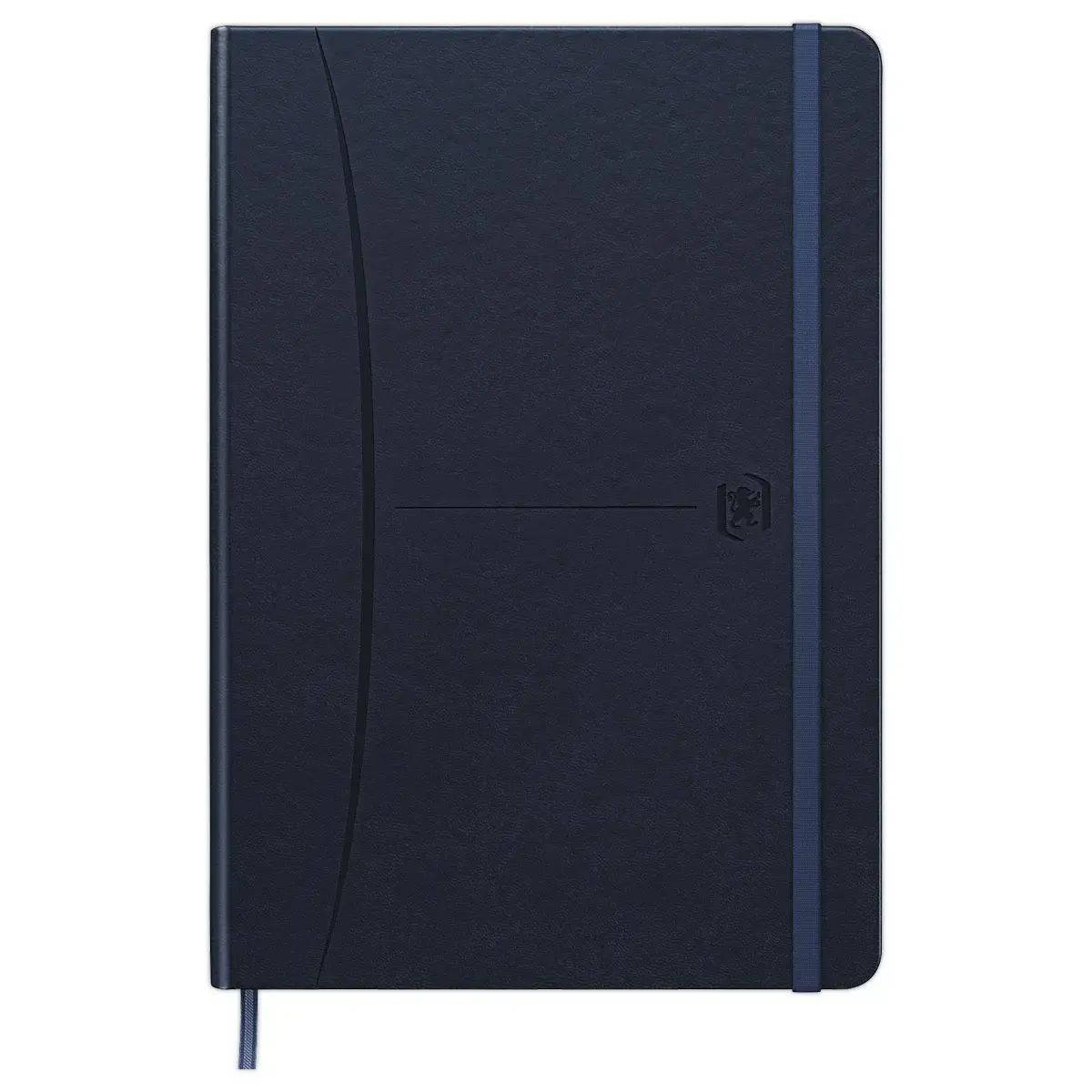 Cahier Signature broché A5 160 pages ligné. Bleu