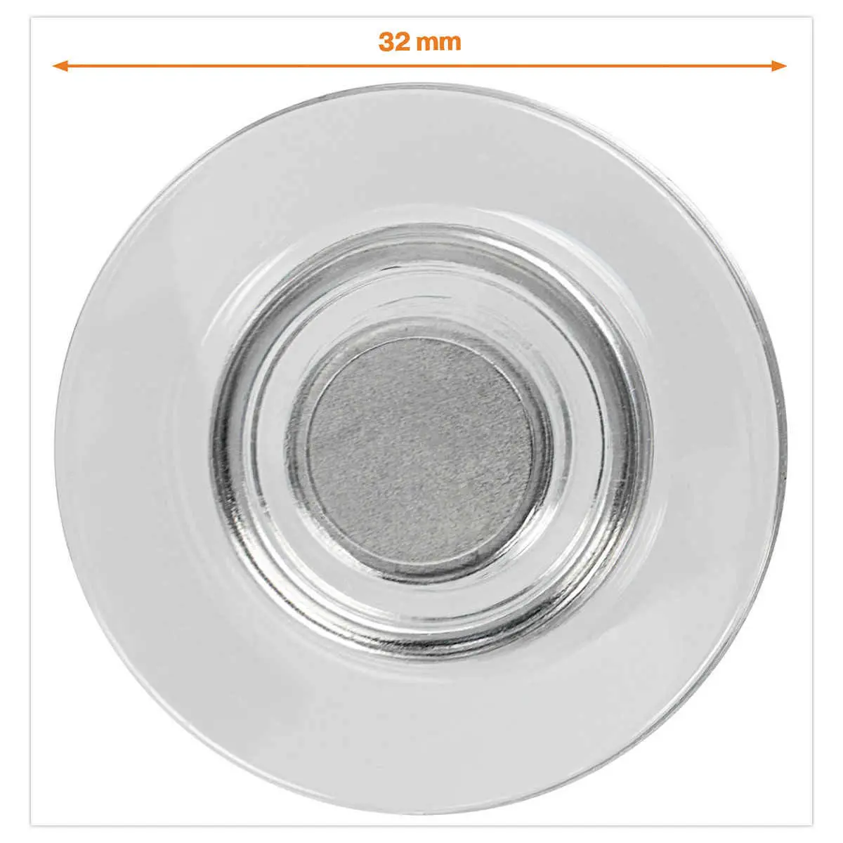 4 Aimants pour tableaux blancs - 32 mm de diamètre - NOBO