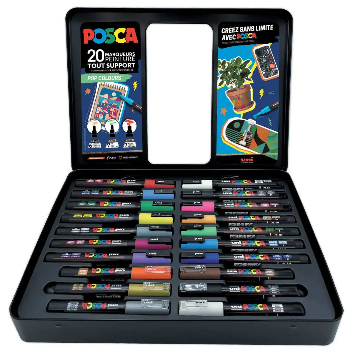 20 Marqueurs peinture - POSCA 