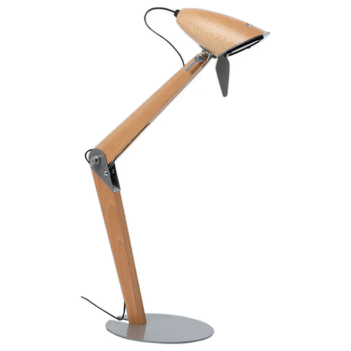 Lampe de bureau LED LORA grise