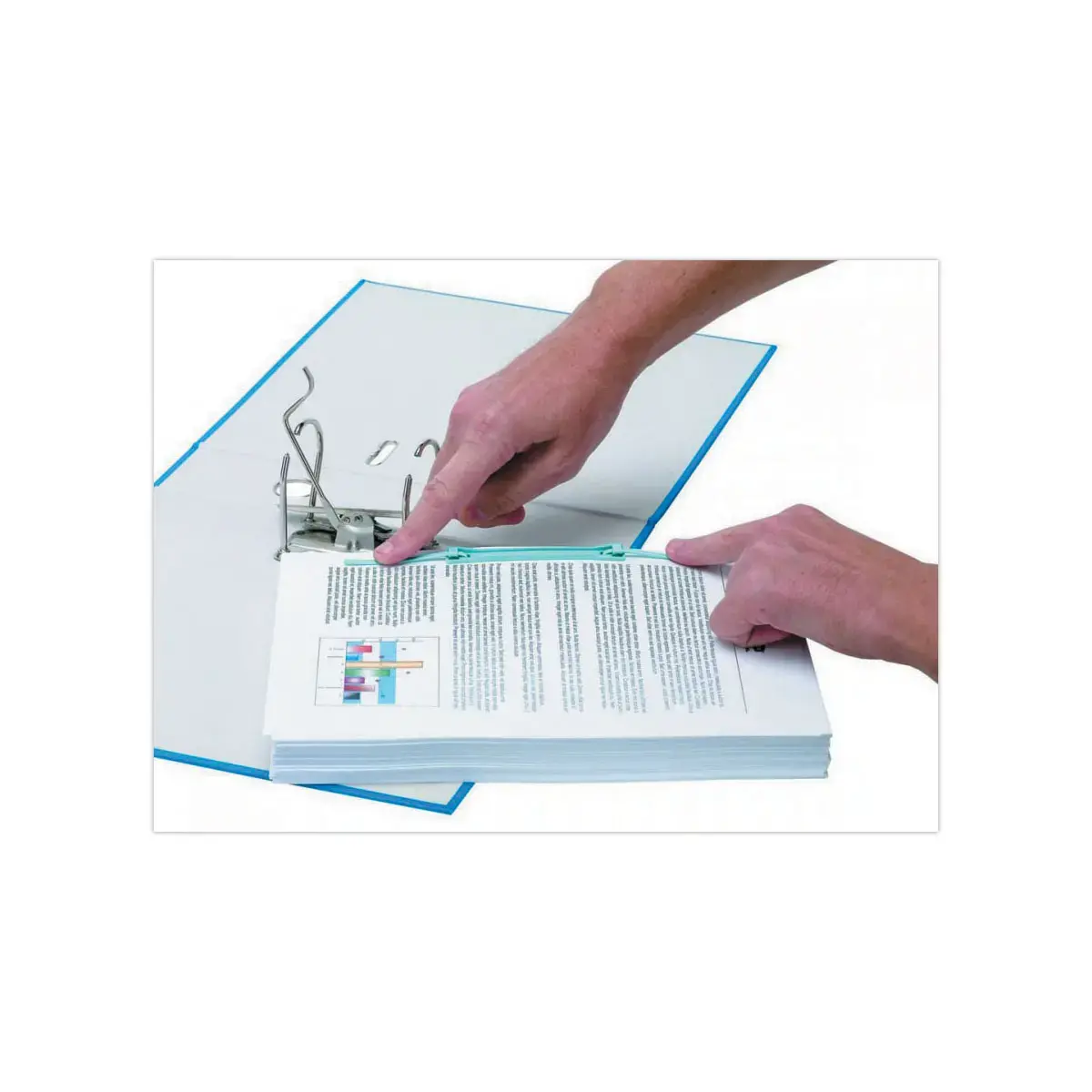20 Clips d'archivage universel PROCLIP - Bleu clair - Fellowes