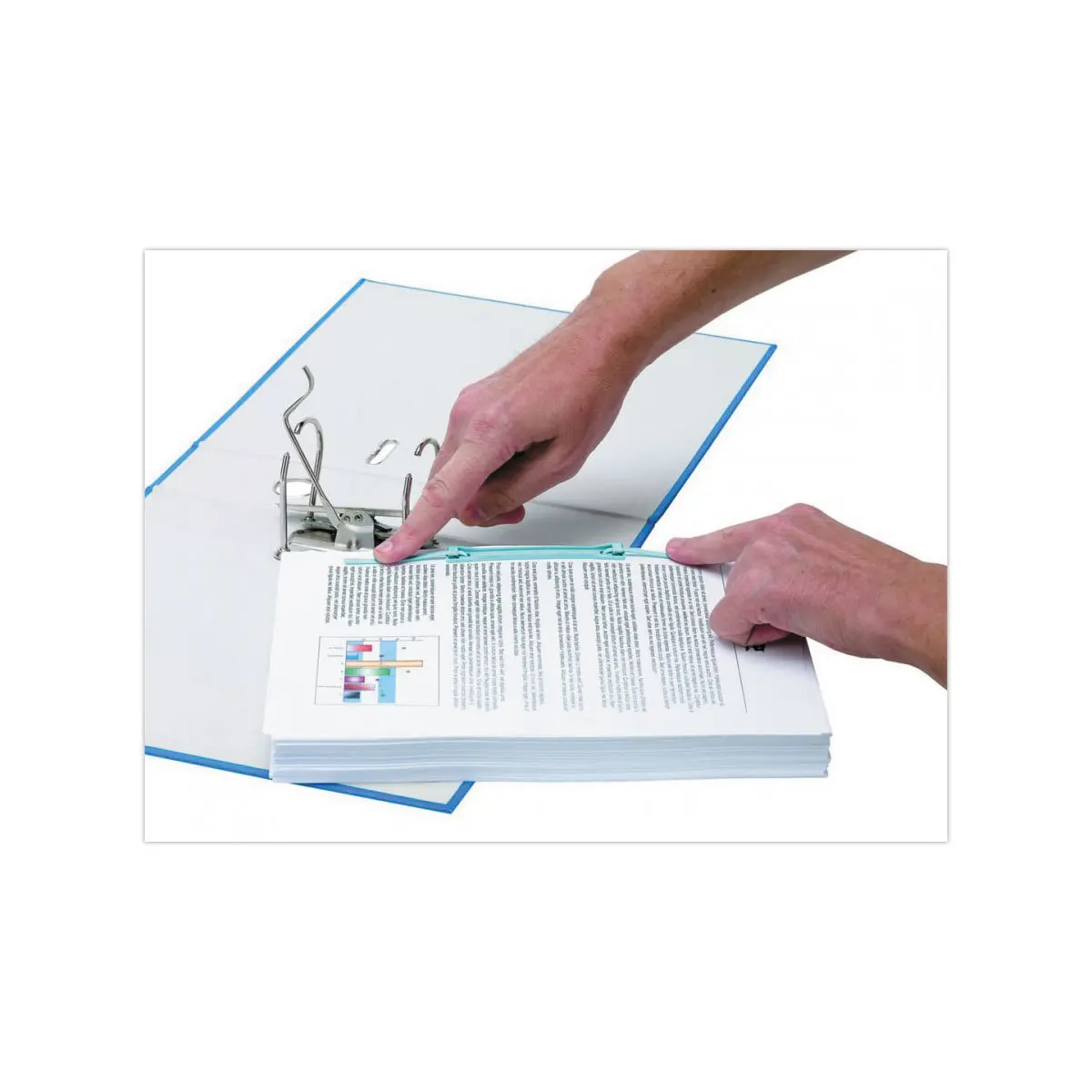 20 Clips d'archivage universel PROCLIP - Bleu clair - Fellowes