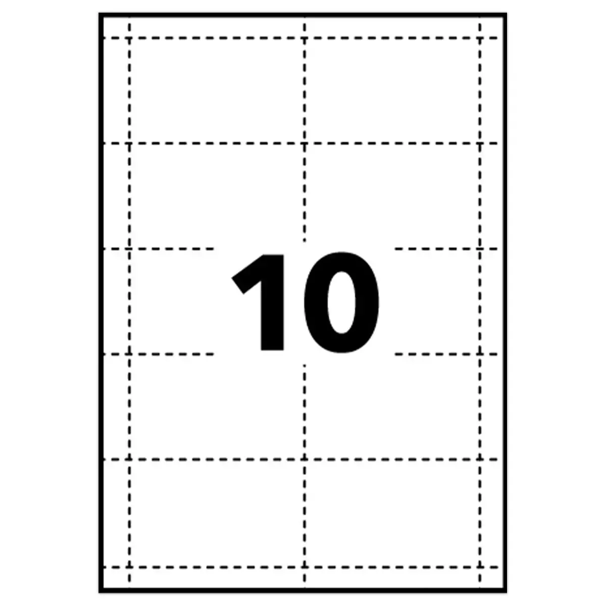 50 Porte-badges à pince et épingle - 9 x 5,4 cm - Avery