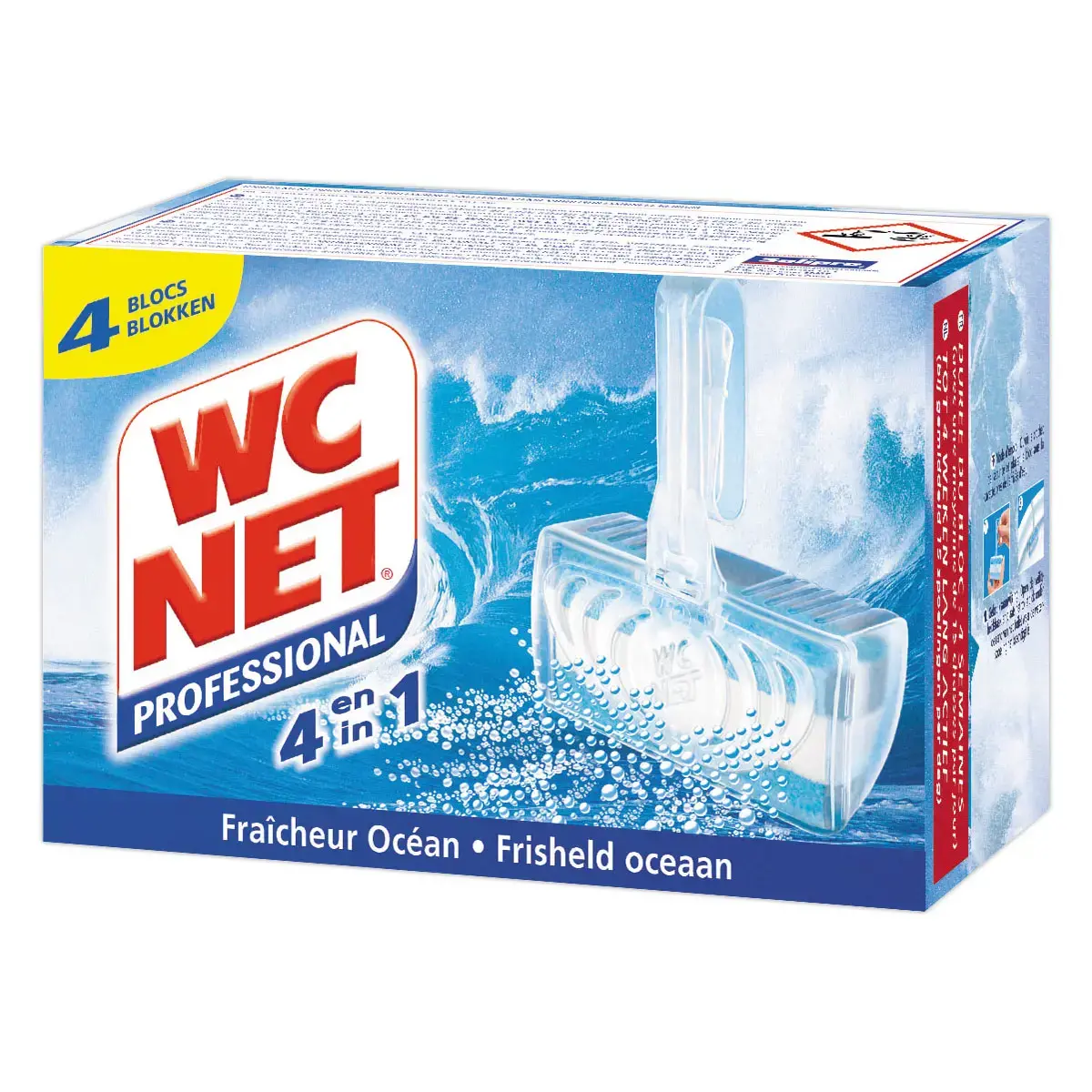 4 Blocs cuvettes 4-en-1 - WC Net
