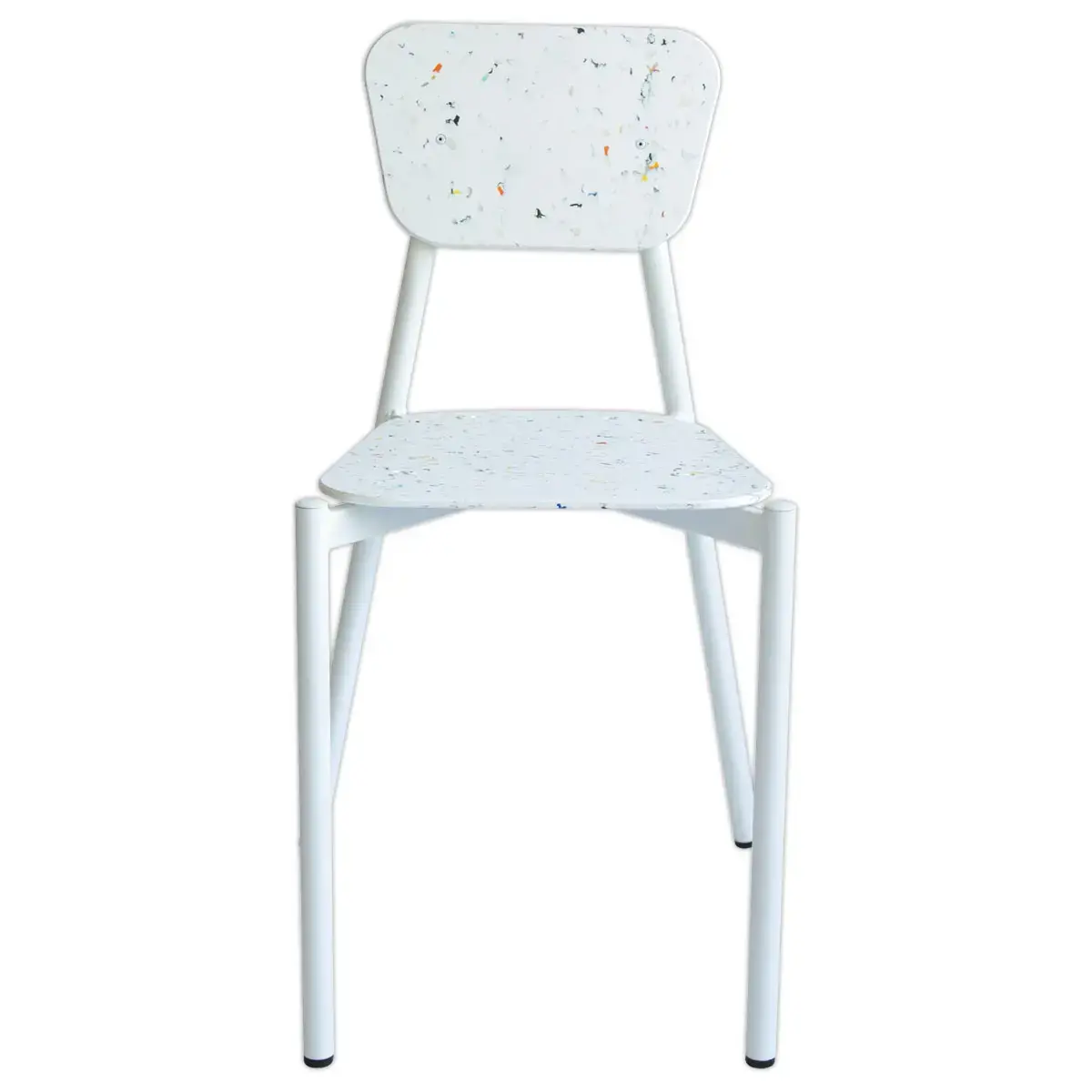 Chaise 4 pieds recyclée MAHAUT décor FLOREAL montée