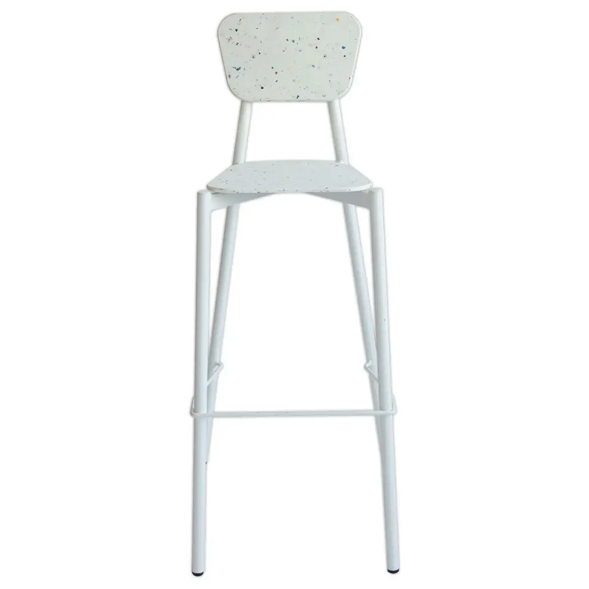 Tabouret haut MAHAUT décor FLOREAL monté