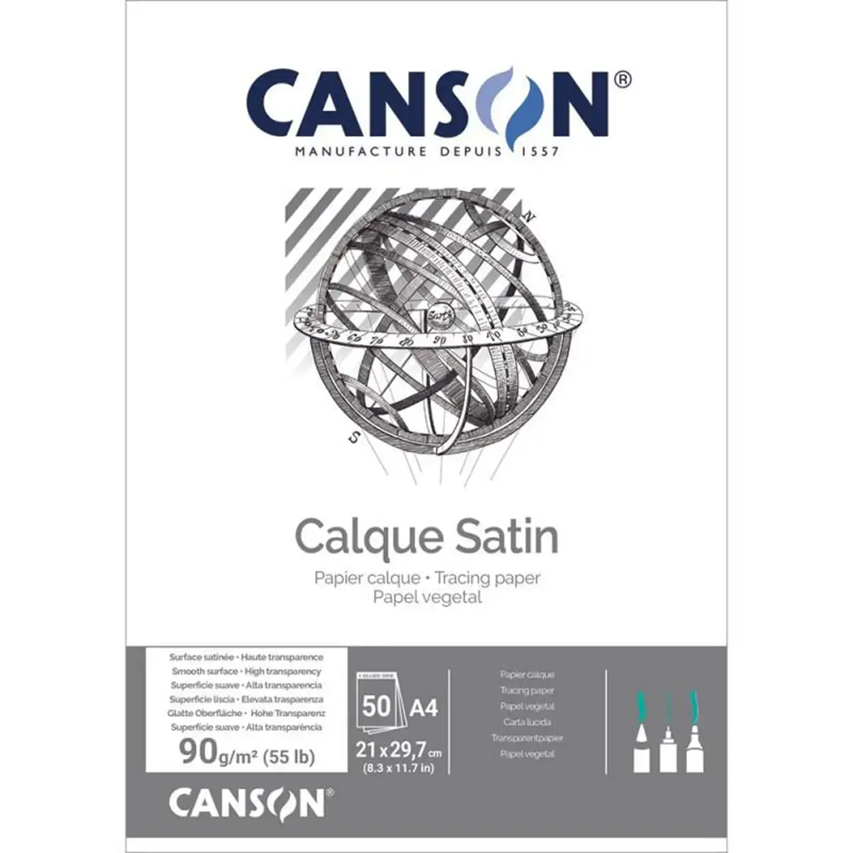 Papier calque CANSON 50g - lot de 500